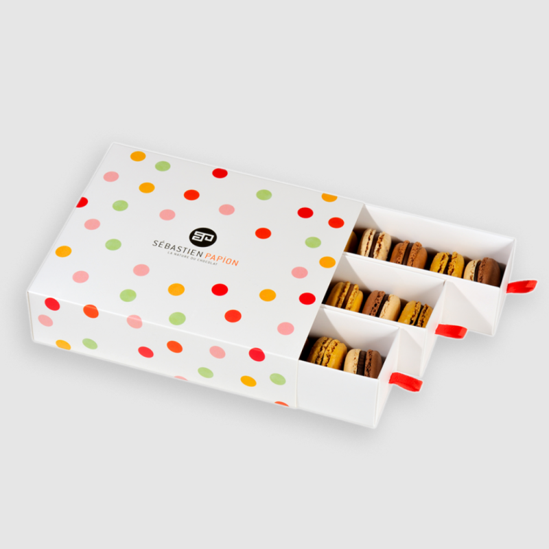 Boîte de 21 macarons